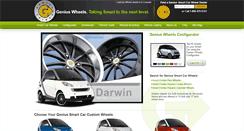 Desktop Screenshot of geniussmartcarwheels.com